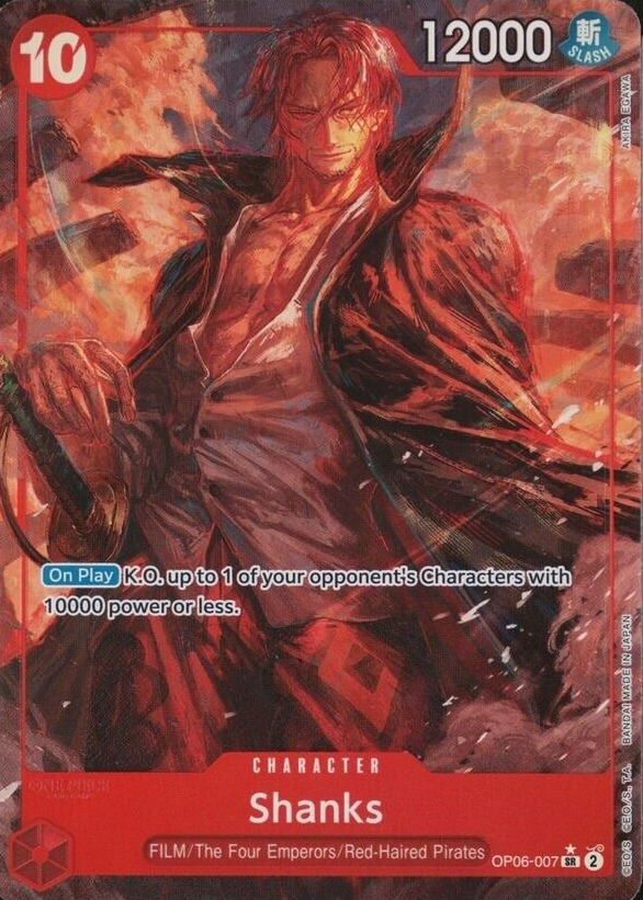 Shanks 2024 Wings of the Captain #OP06-007 Super Rare